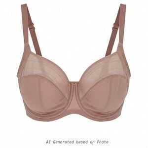 Panache Serene Full Cup Bra 32G Rose Underwire Supportive Lace Lingerie